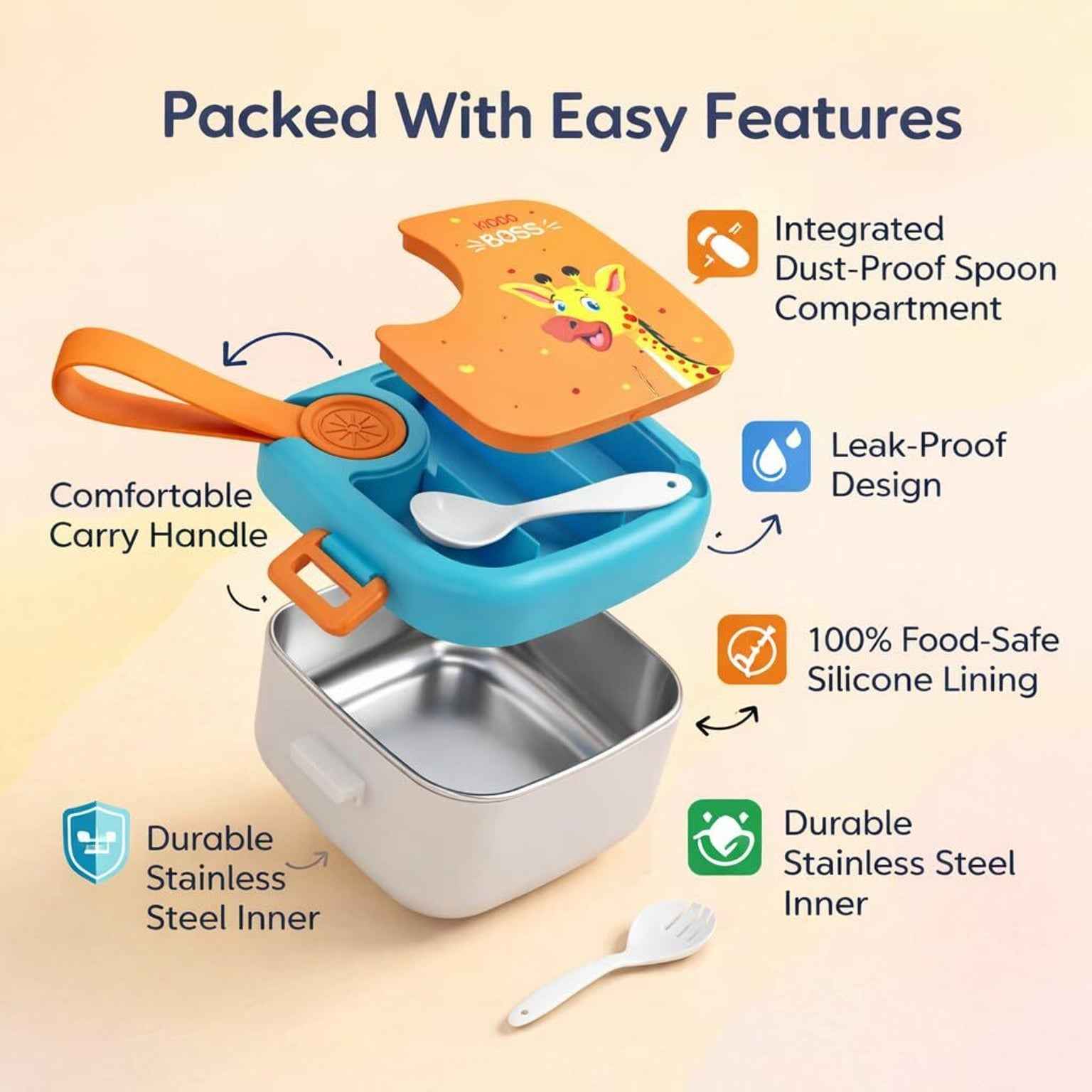 Kids School Lunch Box