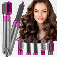 5-in-1 Hot Air Styler – Multi-Function Blow Dryer Brush, Straightener & Curler for Home Styling