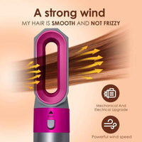 5-in-1 Hot Air Styler – Multi-Function Blow Dryer Brush, Straightener & Curler for Home Styling