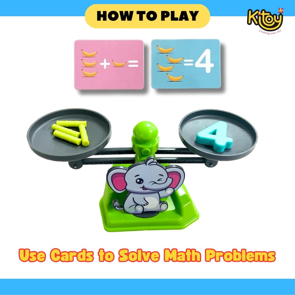 Elephant Math Balancing Game