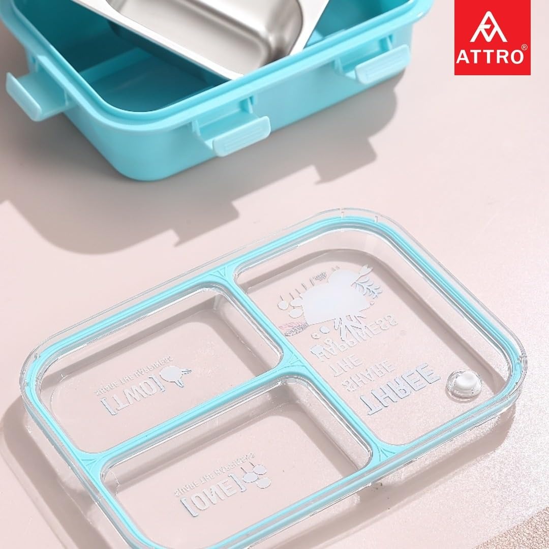 Kids Lunch Box with 3 Compartments