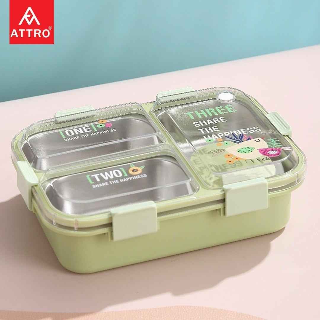 Kids Lunch Box with 3 Compartments