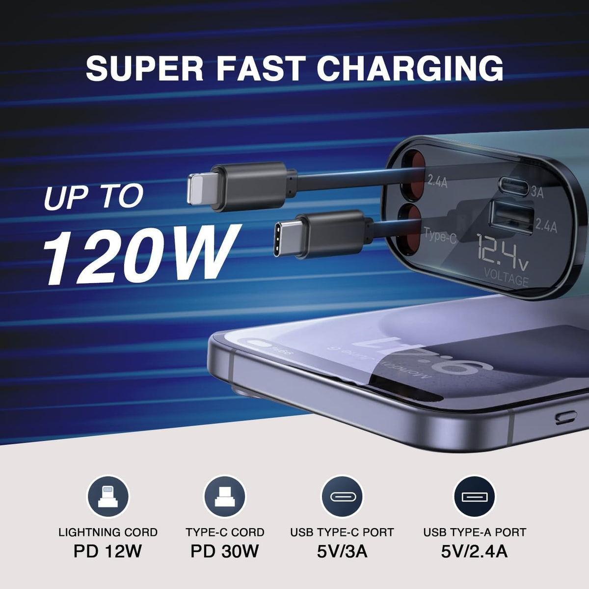 Retractable Car Charger