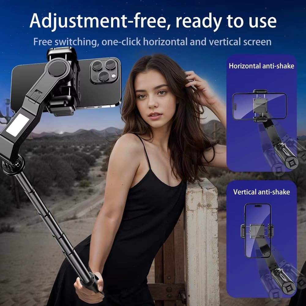 Selfie Stick Tripod with Gimbal