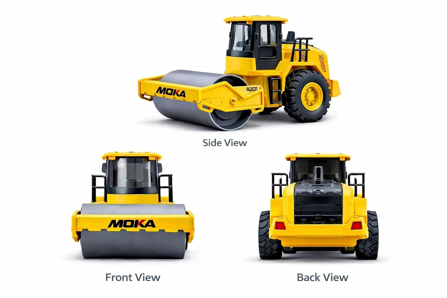 MOKA R25R Kids Remote Control Road Roller Toy