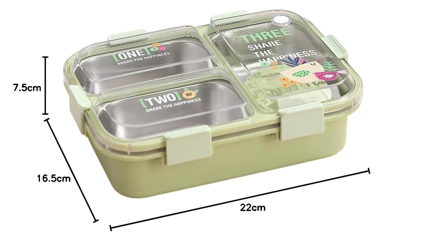 Kids Lunch Box with 3 Compartments