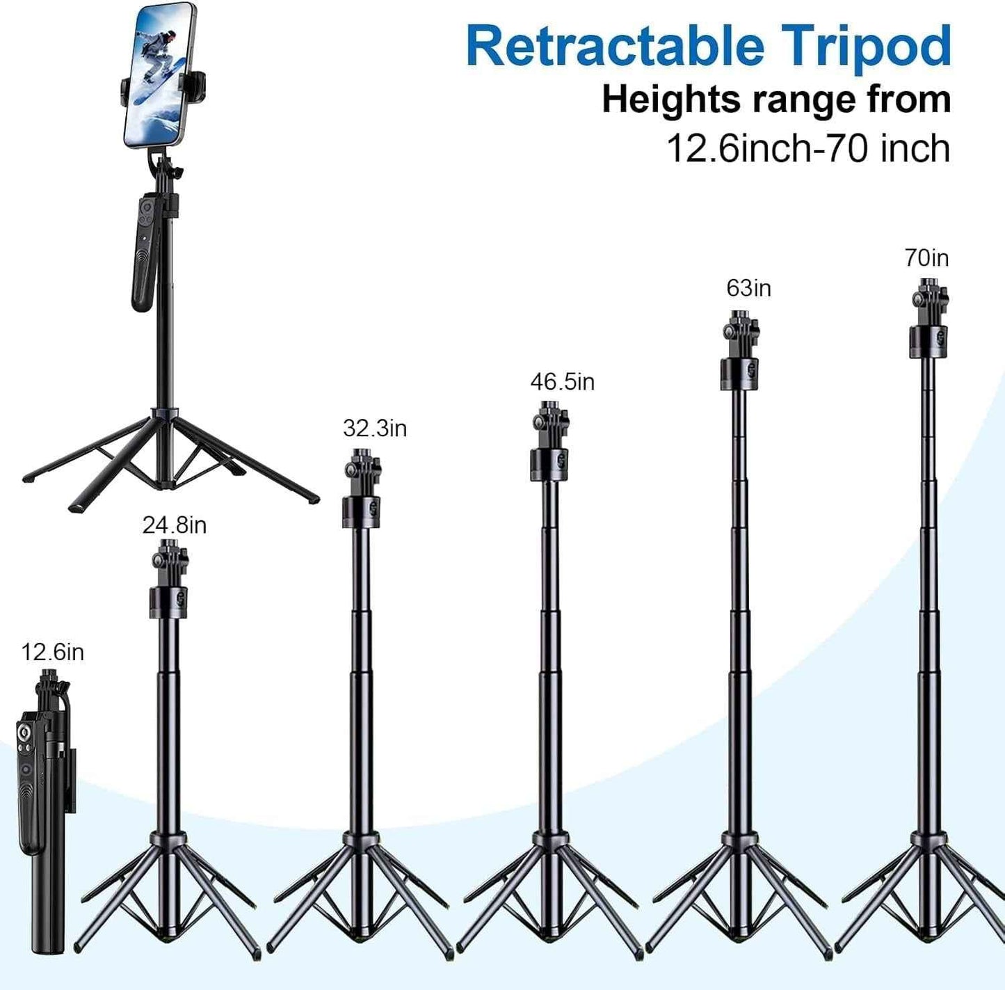 Y100 TK Gimbal 360 Degree Auto Face Tracking Tripod – AI Motion Tracking Selfie Stick with Remote & Gesture Control for Vlog, Live Stream & Video Recording