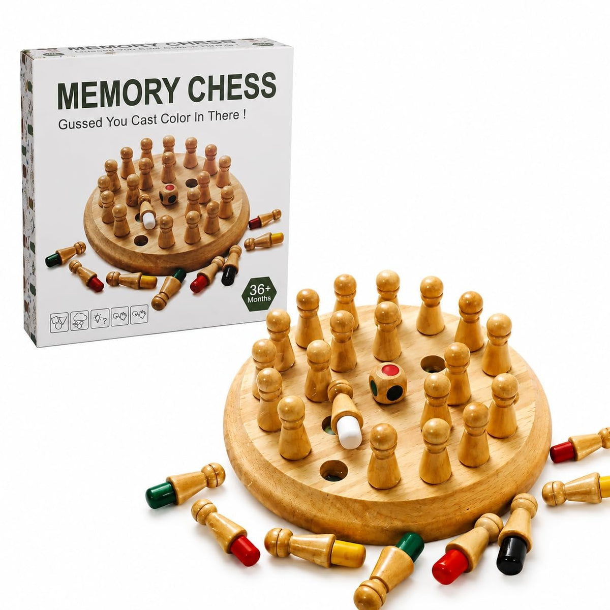 Wooden Memory Board Game