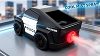 Police RC Drift Cyber Car Toy For Kids – Rechargeable Mini Drift Stunt Car with Spray Mist, LED Lights, Music, Follow & Escape Modes, 360° Spin for Boys & Girls 3+