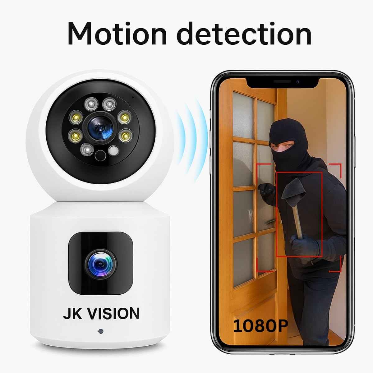 Dual Lens Indoor CCTV Camera