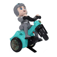 Electric Tricycle For Kids – Pedal-Free Three-Wheel Ride-On Toy with Cartoon Rider, Storage Basket & Comfy Seat for Boys & Girls