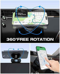 Magnetic Suction Phone Holder – 360° Adjustable Hands-Free Mount for Shower, Mirror, Gym, Car & Kitchen, No Tools Needed