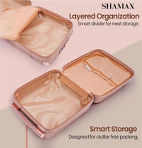 Vanity Box Organiser — Water-Resistant ABS Cosmetic Storage Case for Makeup, Jewellery & Skincare (28×16.5×30 cm)