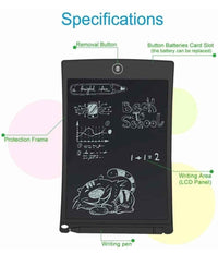 LCD Panel Writing Tablet – Reusable Digital Drawing & Writing Slate for Kids & Adults (8.5 Inch / 12 Inch)