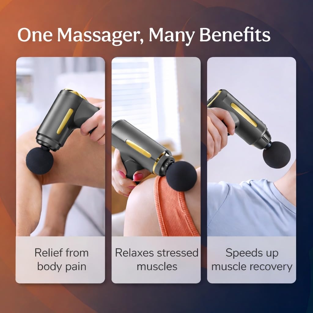 4 In 1 Massage Gun For Pain Relief