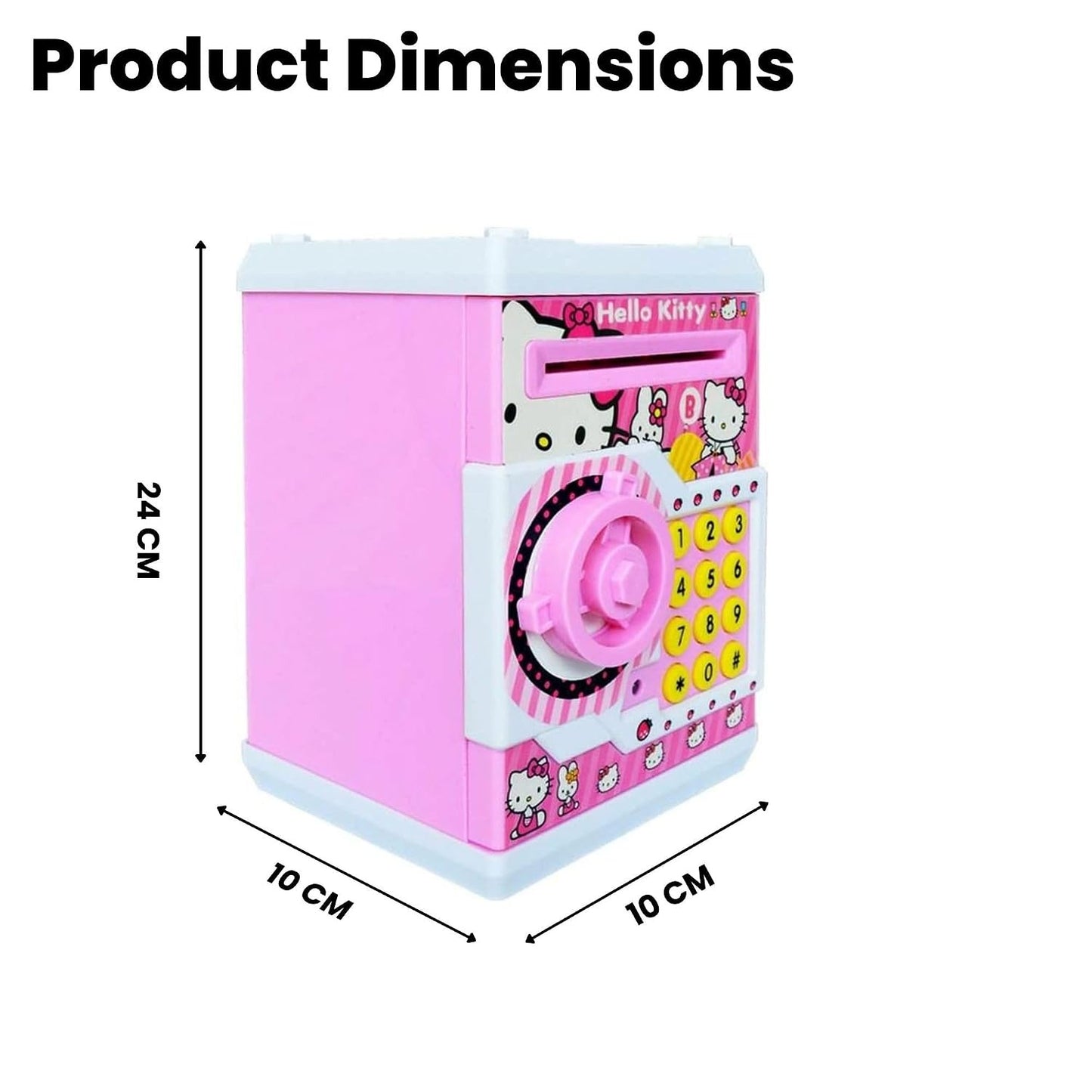 Kids Piggy Bank With Secret Code Lock