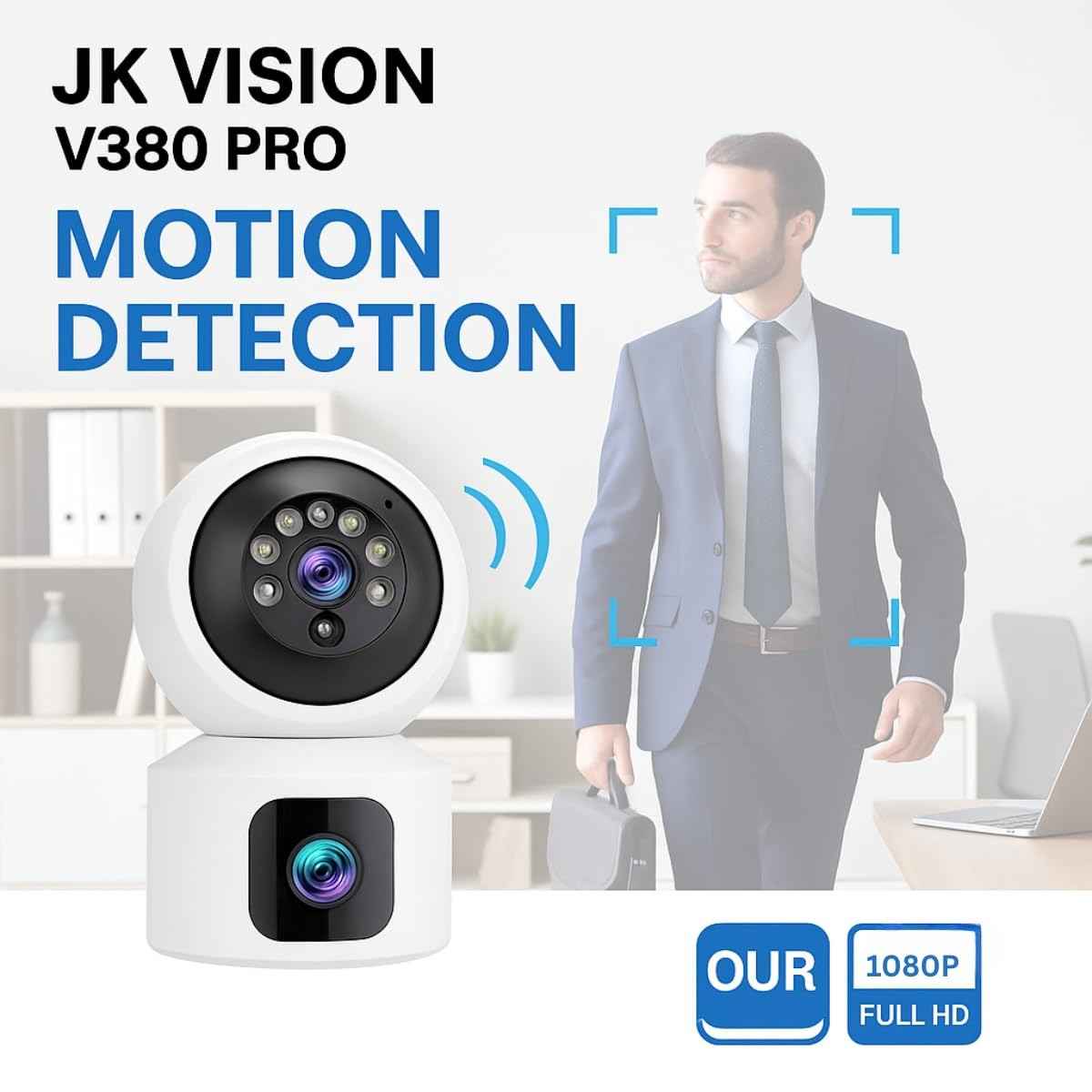 Dual Lens Indoor CCTV Camera