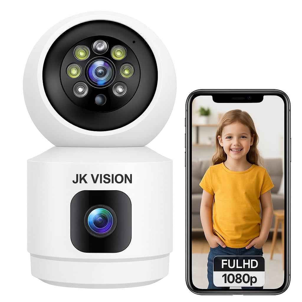 Dual Lens Indoor CCTV Camera