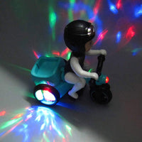 Electric Tricycle For Kids – Pedal-Free Three-Wheel Ride-On Toy with Cartoon Rider, Storage Basket & Comfy Seat for Boys & Girls
