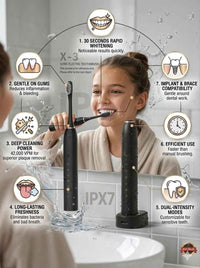 Sonic Electric Toothbrush X-3 – 5 Cleaning Modes for Plaque, Whitening & Sensitive Teeth