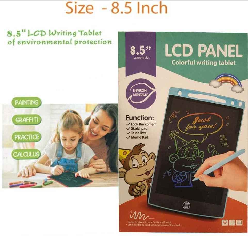 LCD Panel Writing Tablet – Reusable Digital Drawing & Writing Slate for Kids & Adults (8.5 Inch / 12 Inch)