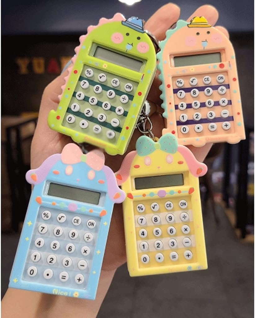 Mini Calculator Keychain For Kids