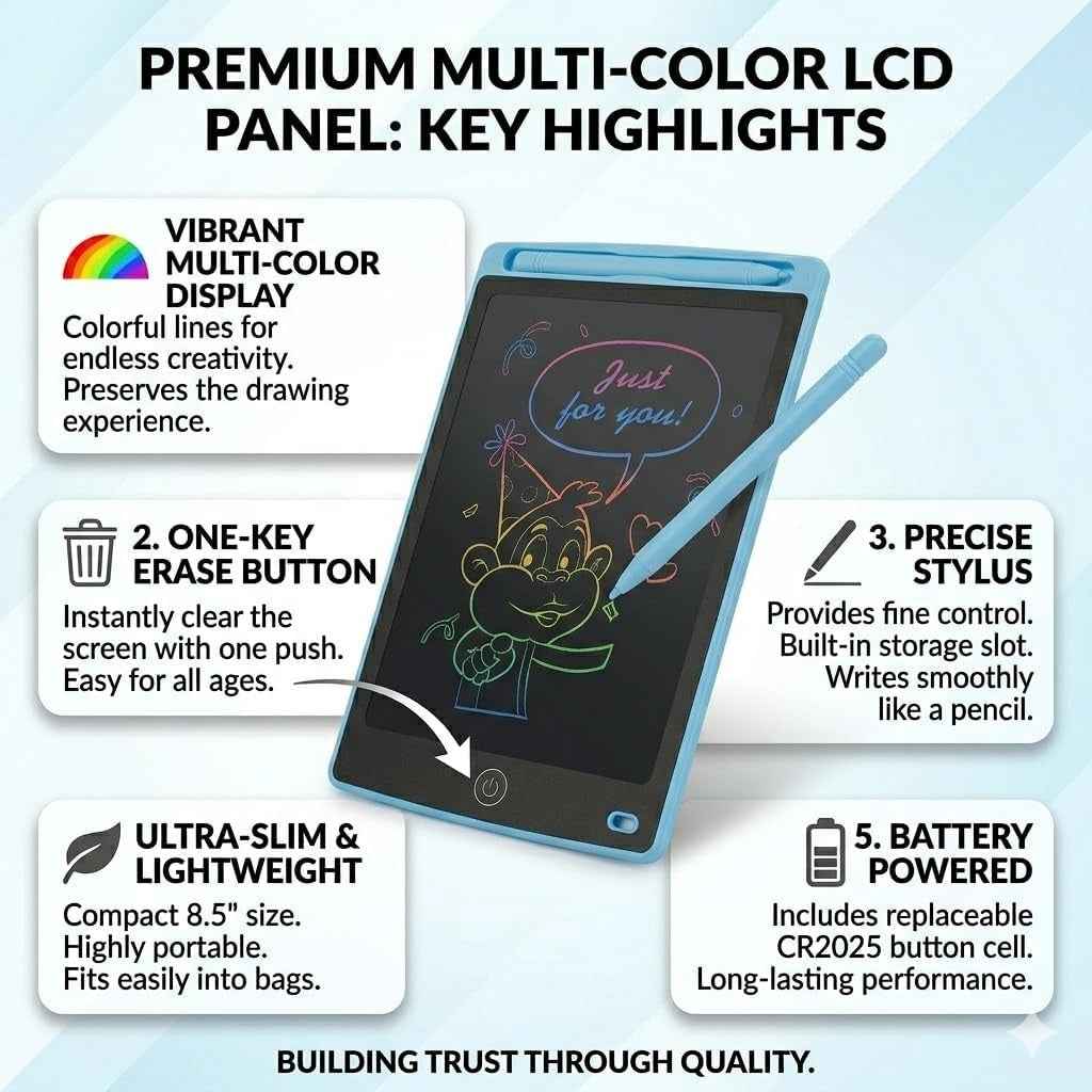 8.5 Inch LCD Writing Tablet for Kids
