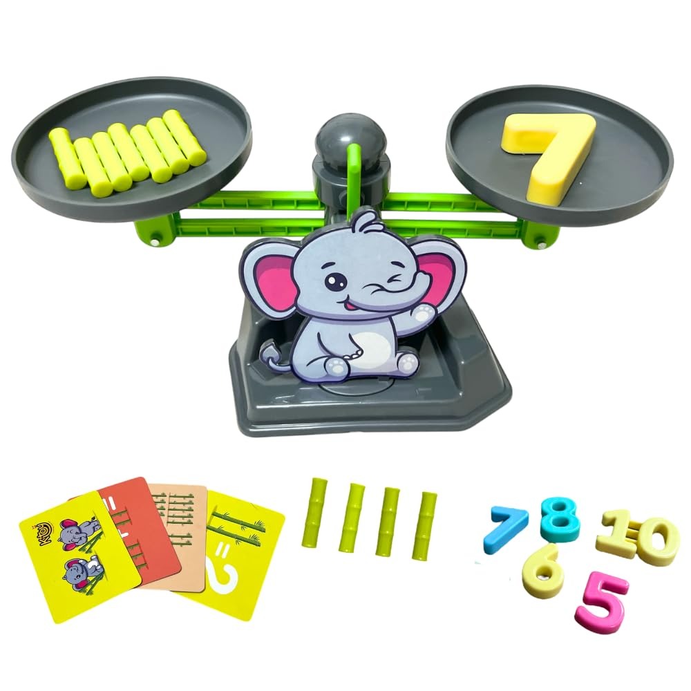 Elephant Math Balancing Game