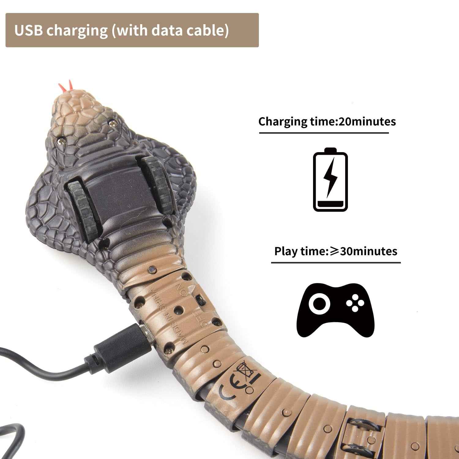 Remote Control Snake Toy for Kids