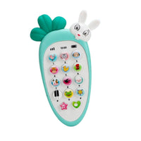 Cartoon Mobile Phone For Kids – Carrot Musical Cordless Toy Phone with Lights & Sound Effects for Toddlers 1+ (Multicolour)