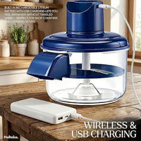 Fruit and Vegetable Peeler – Rechargeable Electric Peeling Machine with USB Charging, Stainless Steel Blades & Cordless Design