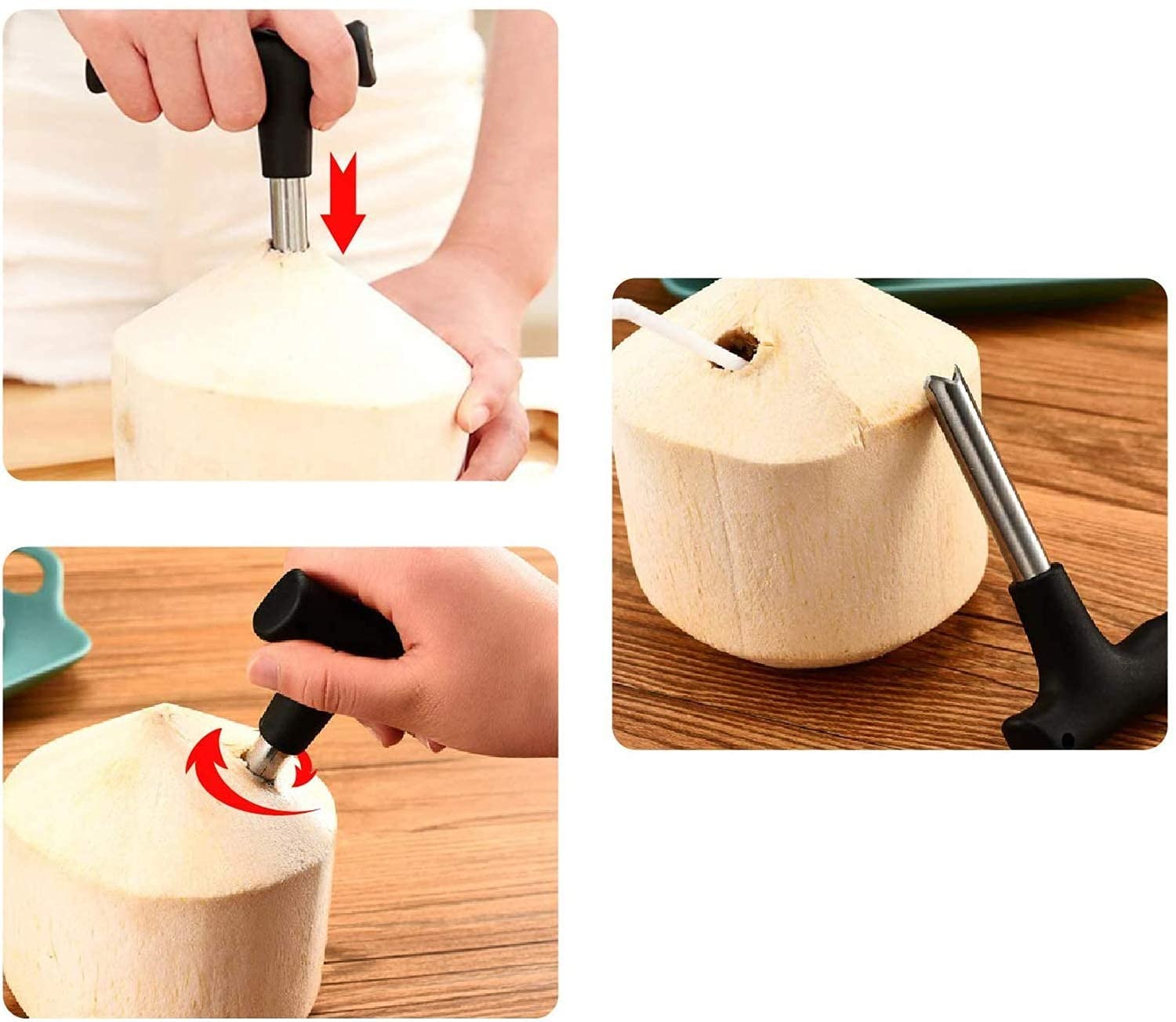 Stainless Steel Coconut Opener