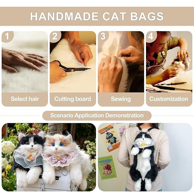 Cat Plush Backpack