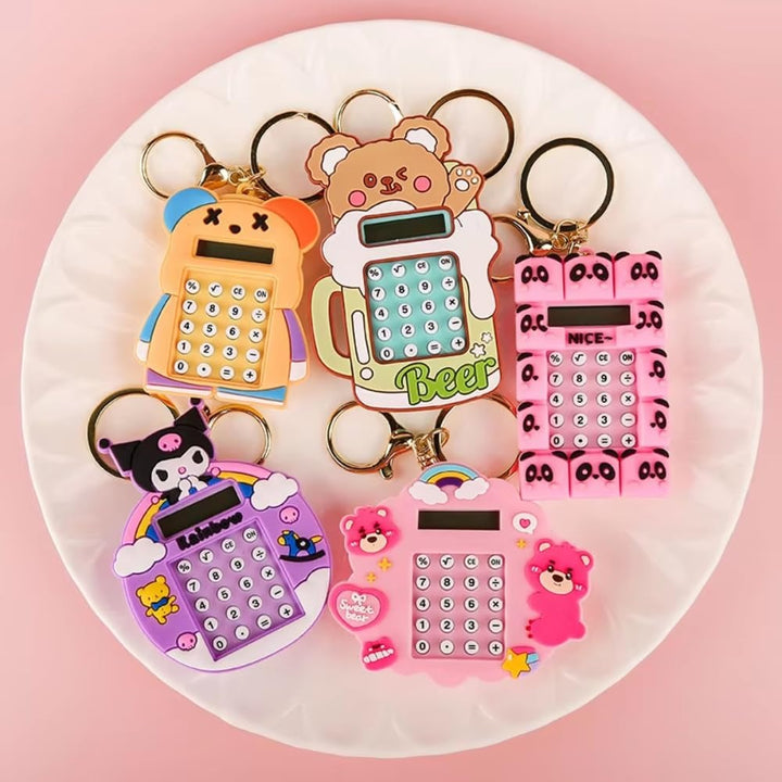 Mini Calculator Keychain For Kids
