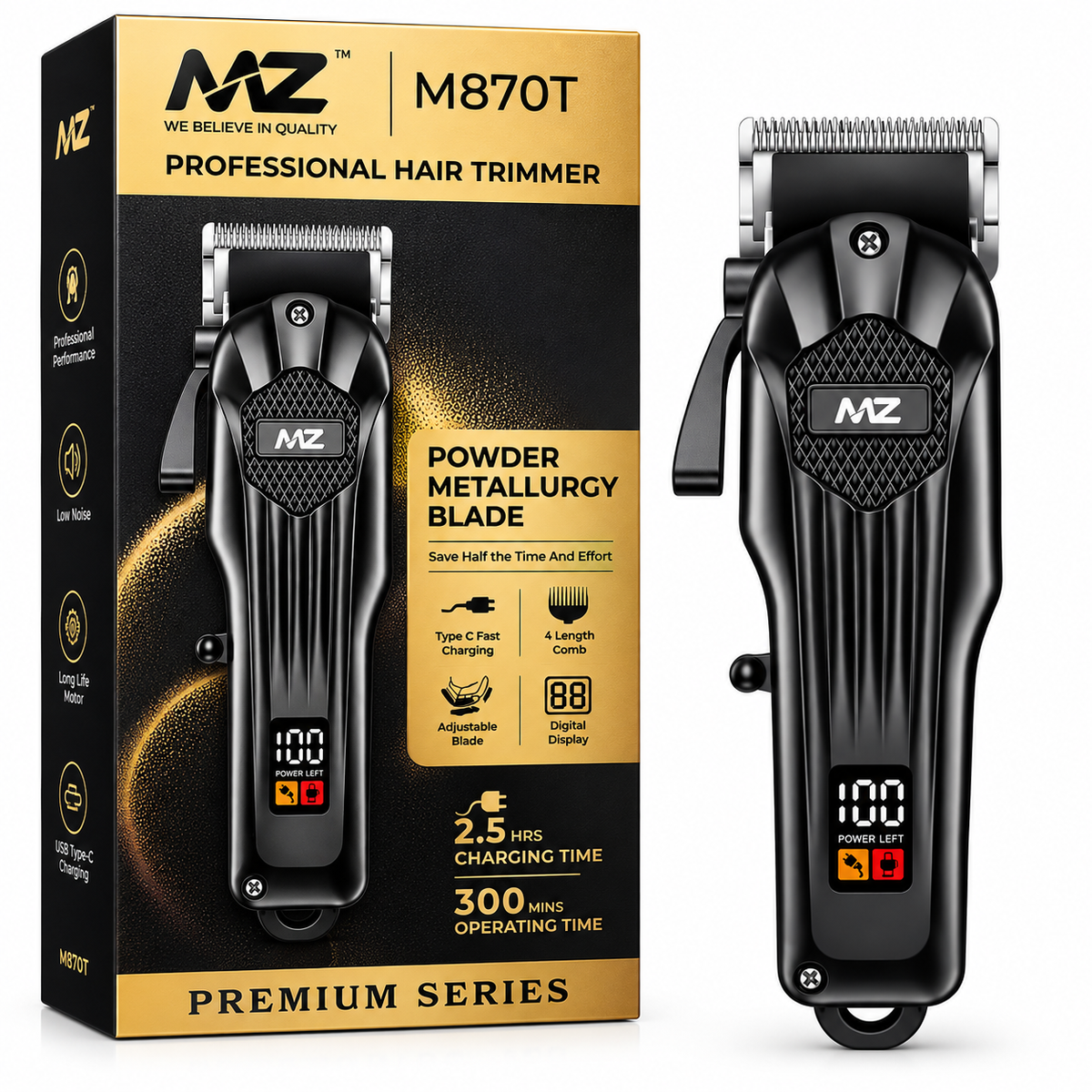 Professional Hair Trimmer M870T