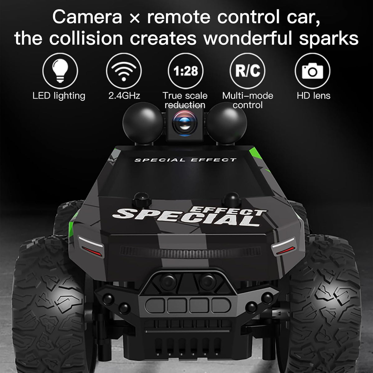 Camera RC Racing Truck