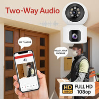 Dual Lens Indoor CCTV Camera