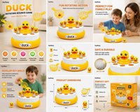 Duck Rotating Game for Kids – Interactive Duck Catching Game with 2 Nets, Rotating Pond & Mini Duck Figures for Family Fun & Hand-Eye Coordination