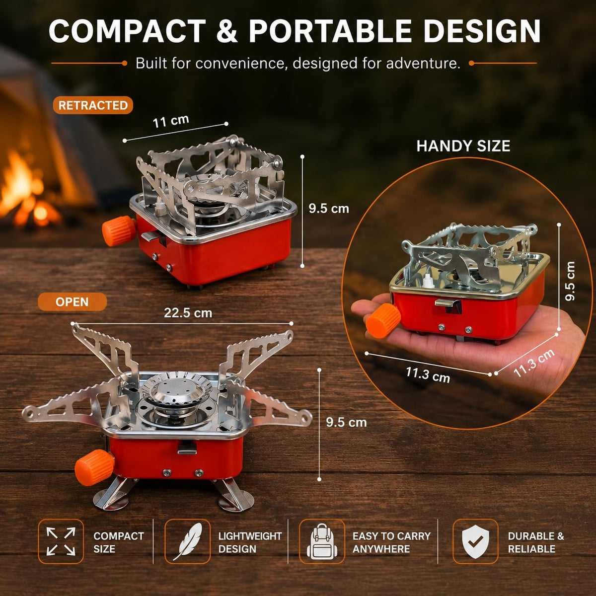 Portable Butane Gas Stove