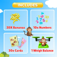 Monkey Math Balancing Game