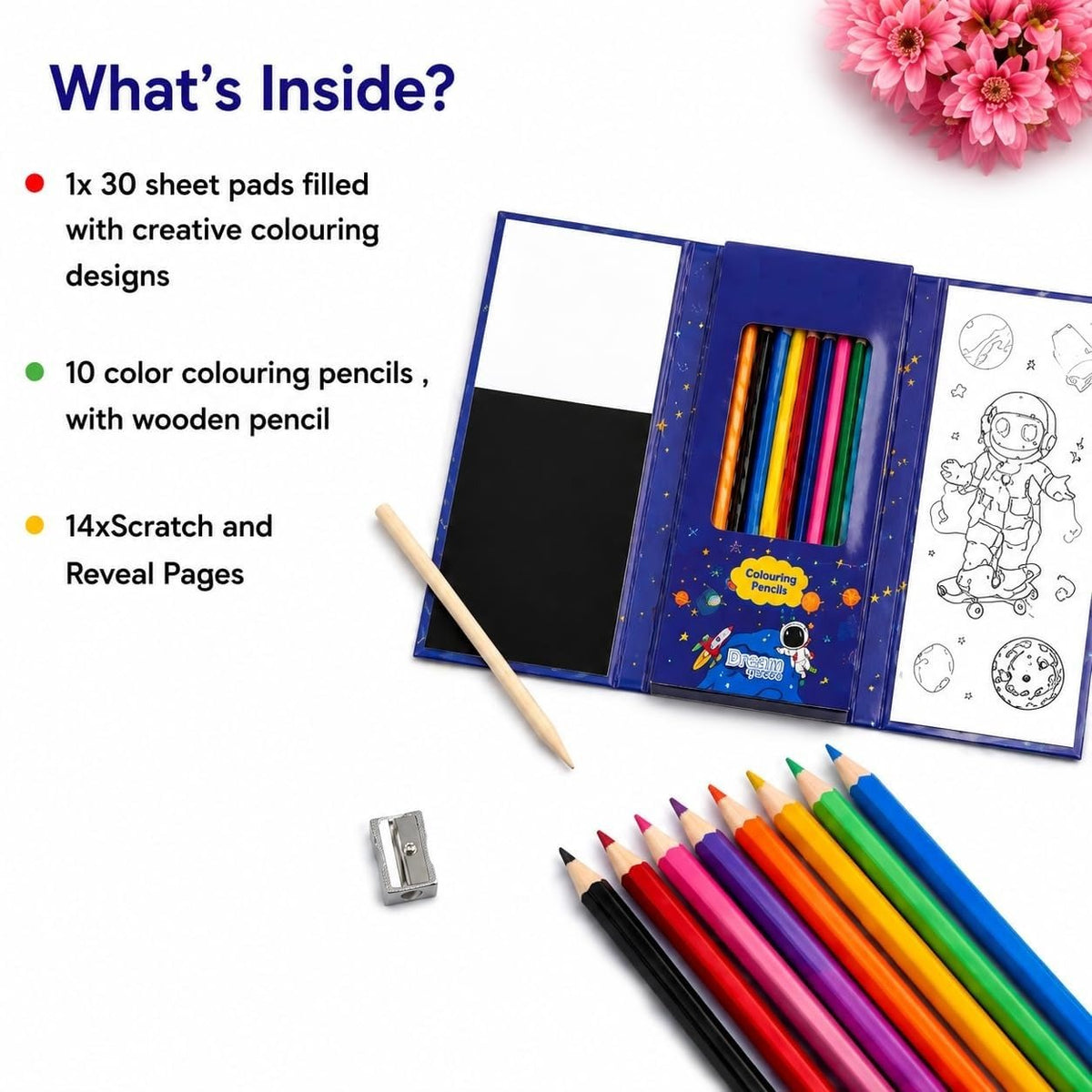 Colouring Book Art Kit