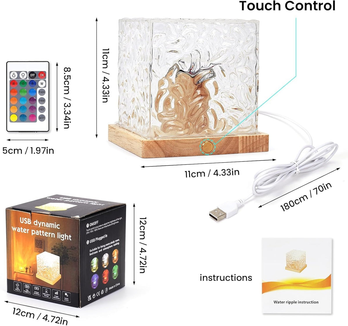 Ocean Wave Projector Night Lamp