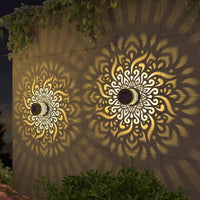 Solar Mandala Wall Lamp