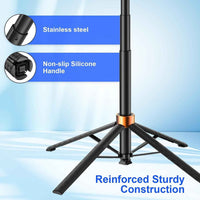 Q13 Auto Face-Tracking Phone Tripod – 360° Rotating Selfie Stick Tripod with Gesture Control, No App Needed, for iPhone & Android