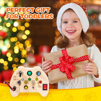 Wooden Busy Board Sensory Toy
