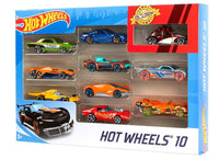 Hot Wheels Alloy Cars For Kids – 10-Car Gift Pack, 1:64 Scale Assorted Die-Cast Metal Toy Cars for Ages 3+