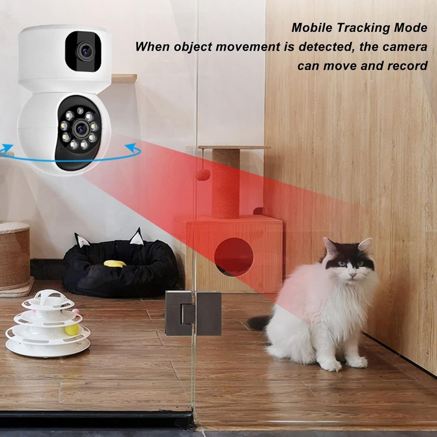 Dual Lens WiFi CCTV Camera