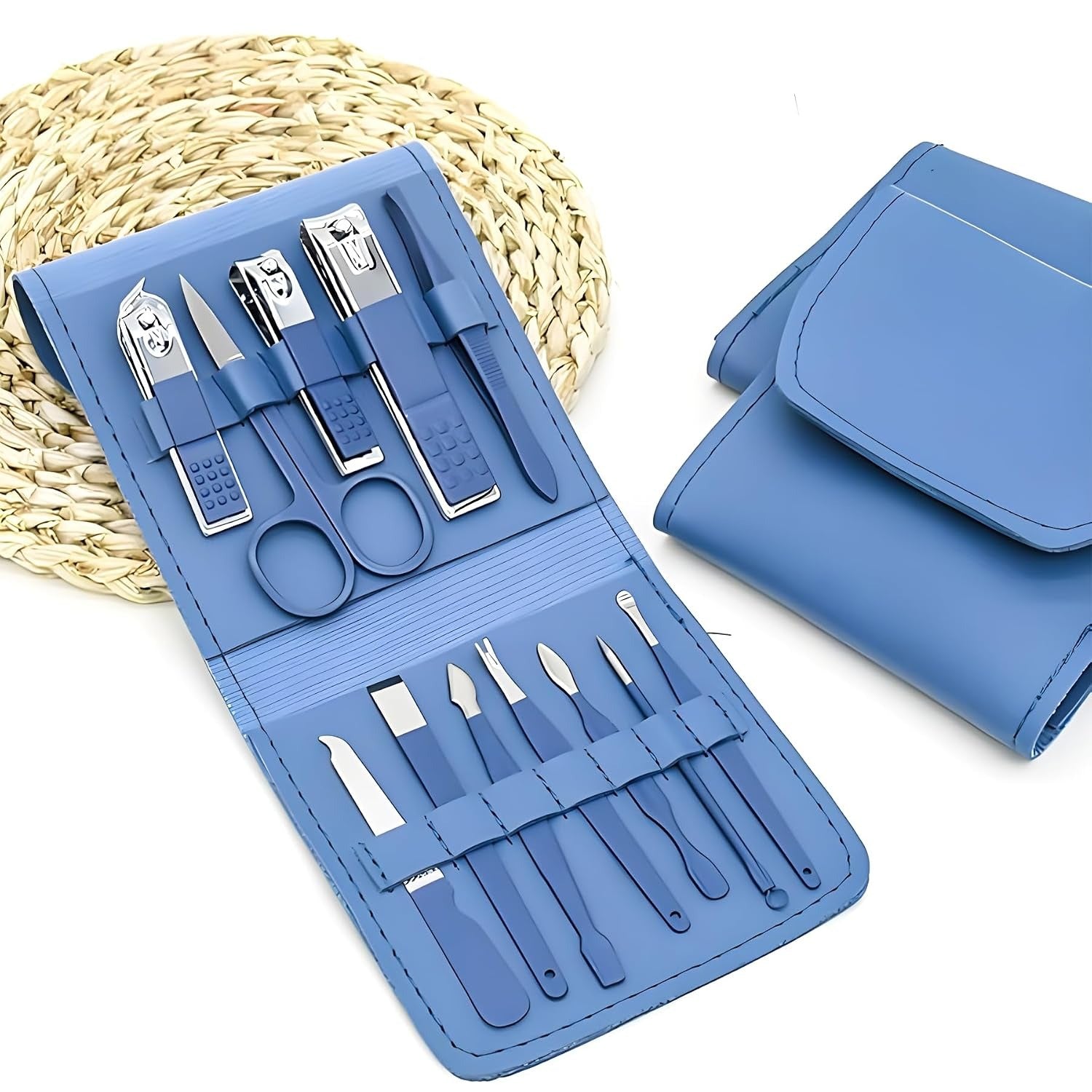 12-Piece Stainless Steel Manicure & Pedicure Kit