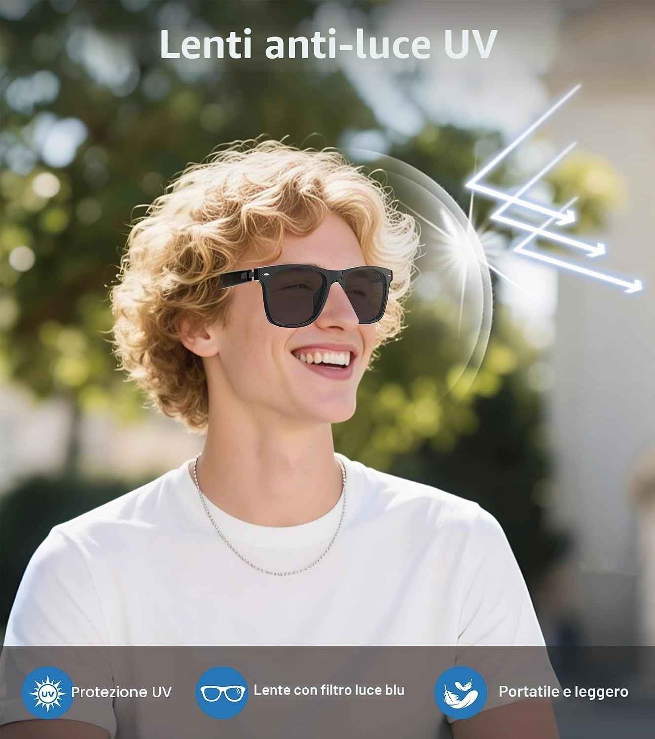 Smart Bluetooth Audio Sunglasses
