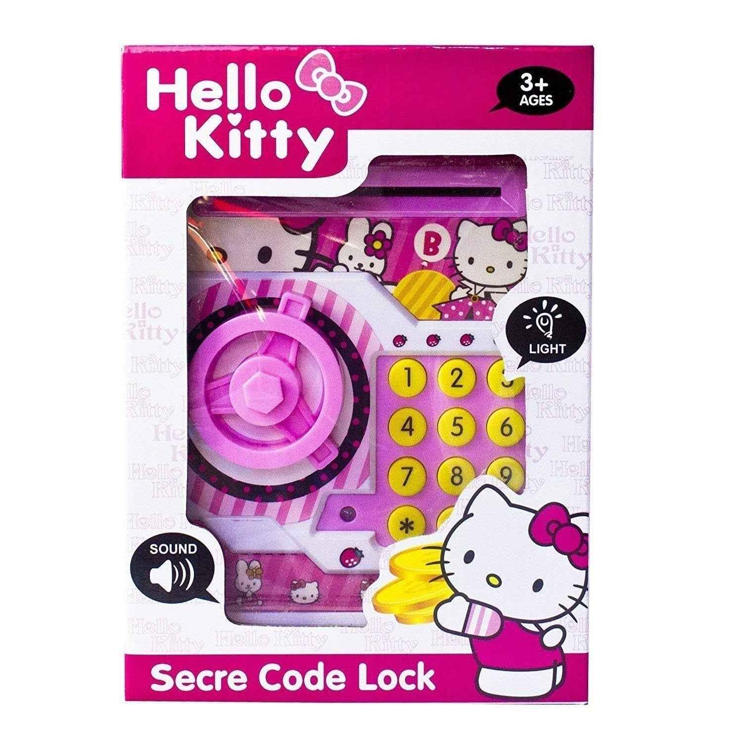 Kids Piggy Bank with Secret Code Lock – Electronic Coin & Cash Money Bank with Changeable PIN, Lights & Sound